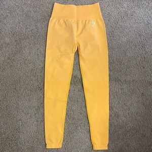 GYMSHARK Yellow Marl
Vital Rise Seamless Leggings Size 4